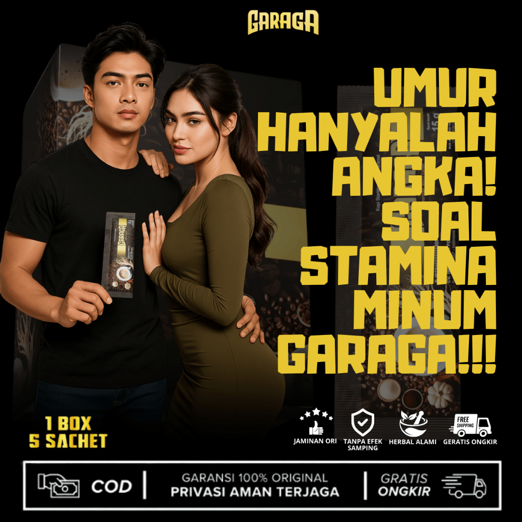 

KOPI G-ARAGA MINUMAN GINGSENG KOPI STAMINA PRIA ATASI KELELAHAN & STRES ORIGINAL BPOM 1 BOX ISI 5 SACHET
