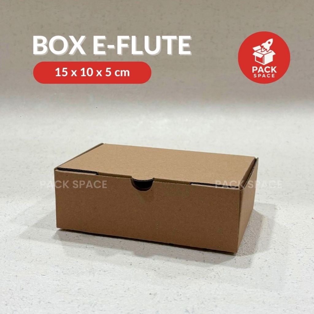 

Box Kardus E-Flute Coklat Untuk Packaging Olshop Sovenir Baju Kotak Kado Hampers Snack 15x10x5 CM