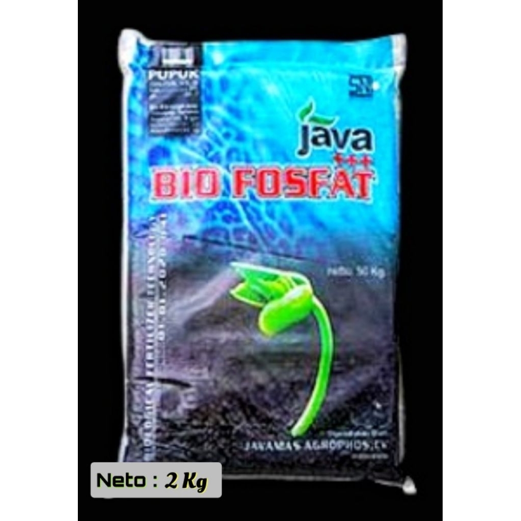 BIO FOSFAT 2 Kg / Biophospat Pupuk Fosfat Alam Produk Javamas Agrophos