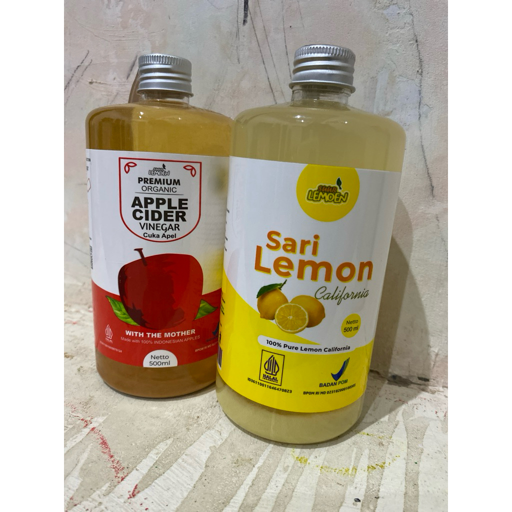 

Suur Lemoen- Cuka Apel, Sari Lemon California 500ml