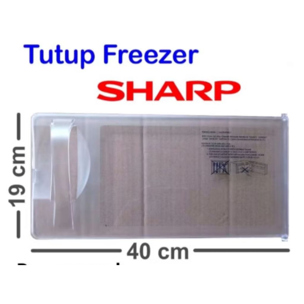 Tutup freezer pintu freezer kulkas sharp bukaan samping