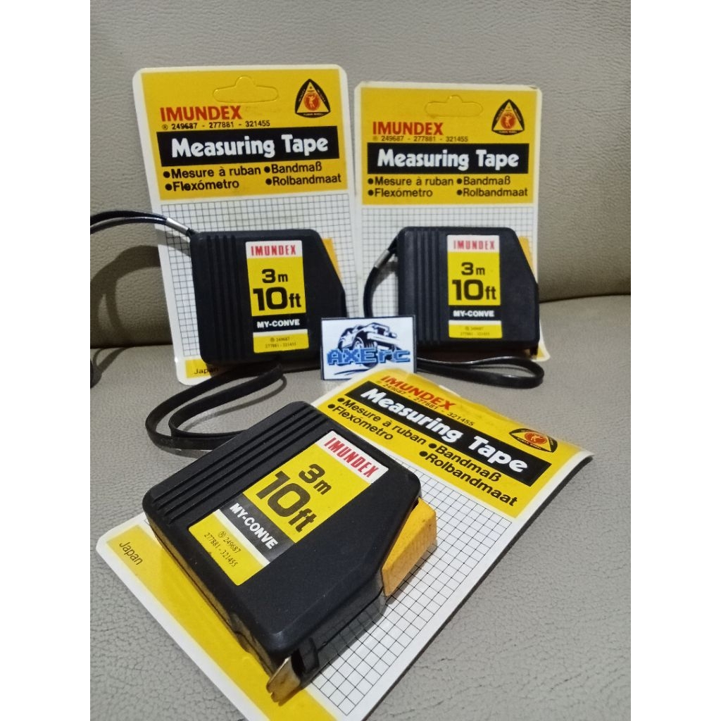 Meteran 3 M merk IMUNDEX type My Conve