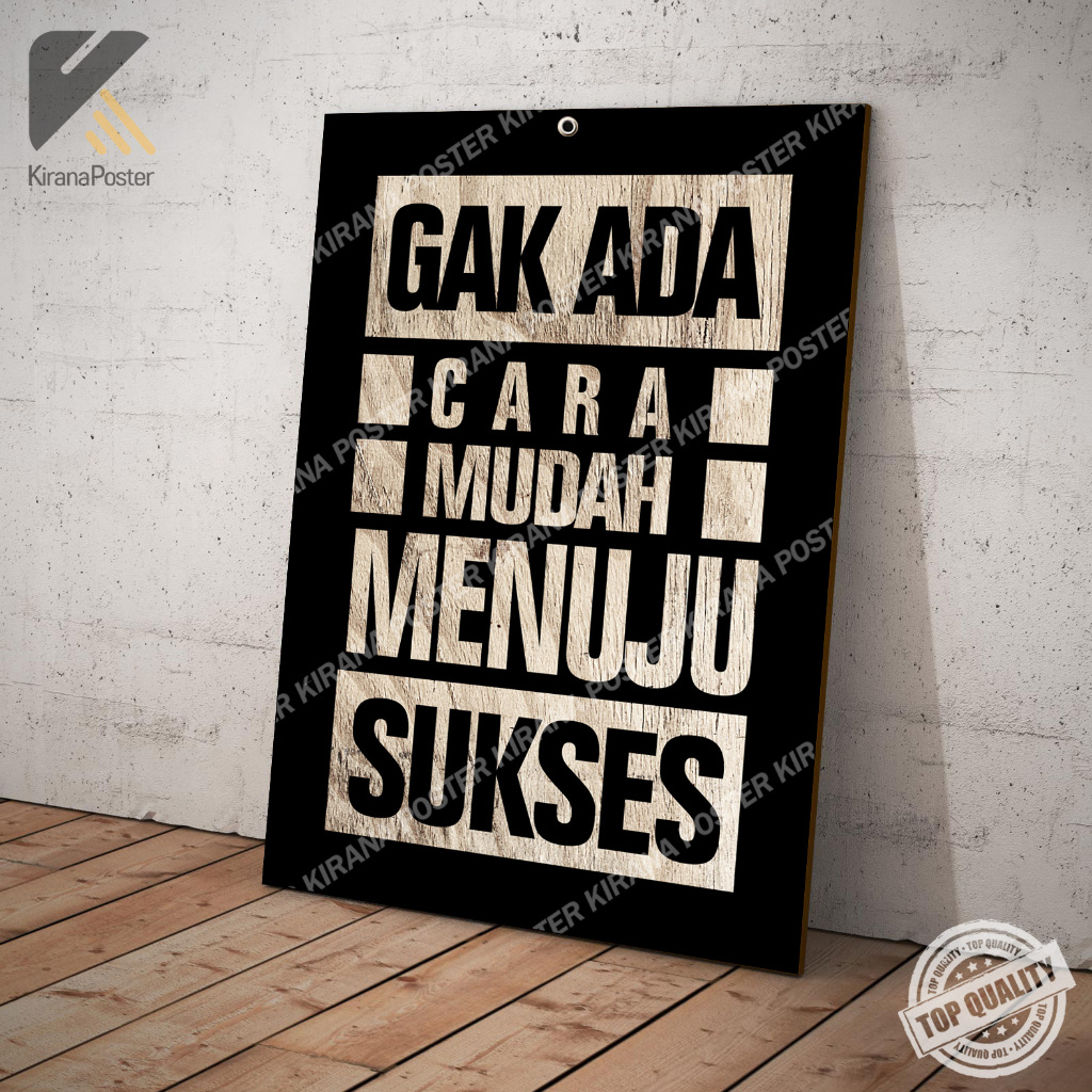 Poster kata kata bijak Hiasan dinding motivasi