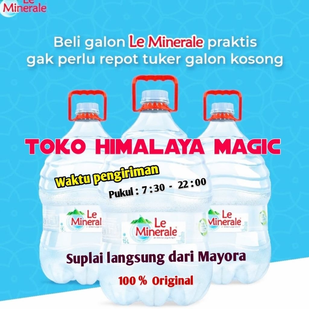 

Le Minerale Galon 15 Liter