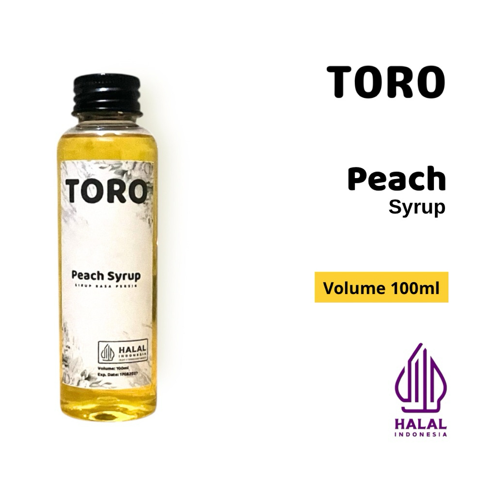 

Peach Syrup 100ml | Sirup Rasa Persik 100ml