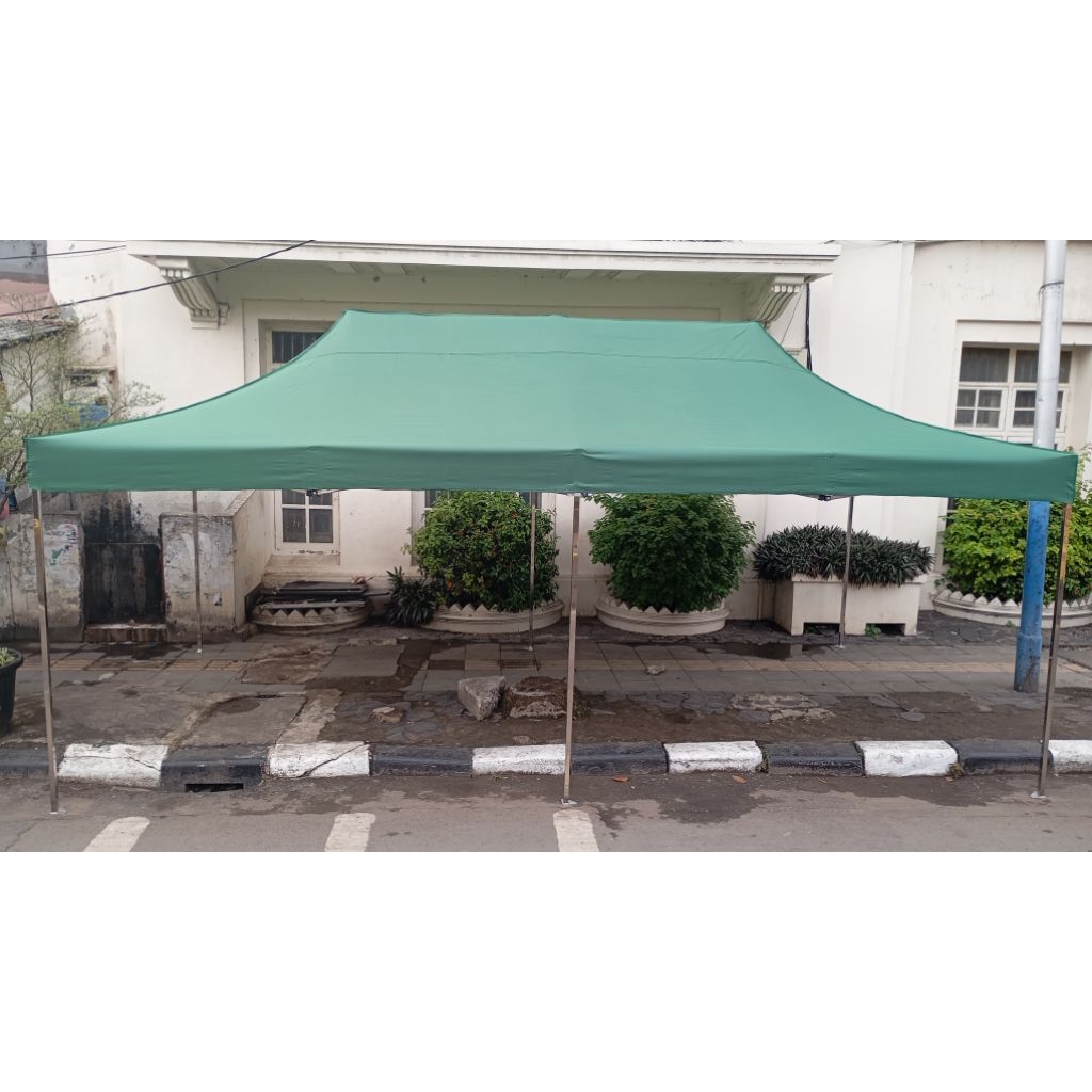 Tenda lipat rangka stanless