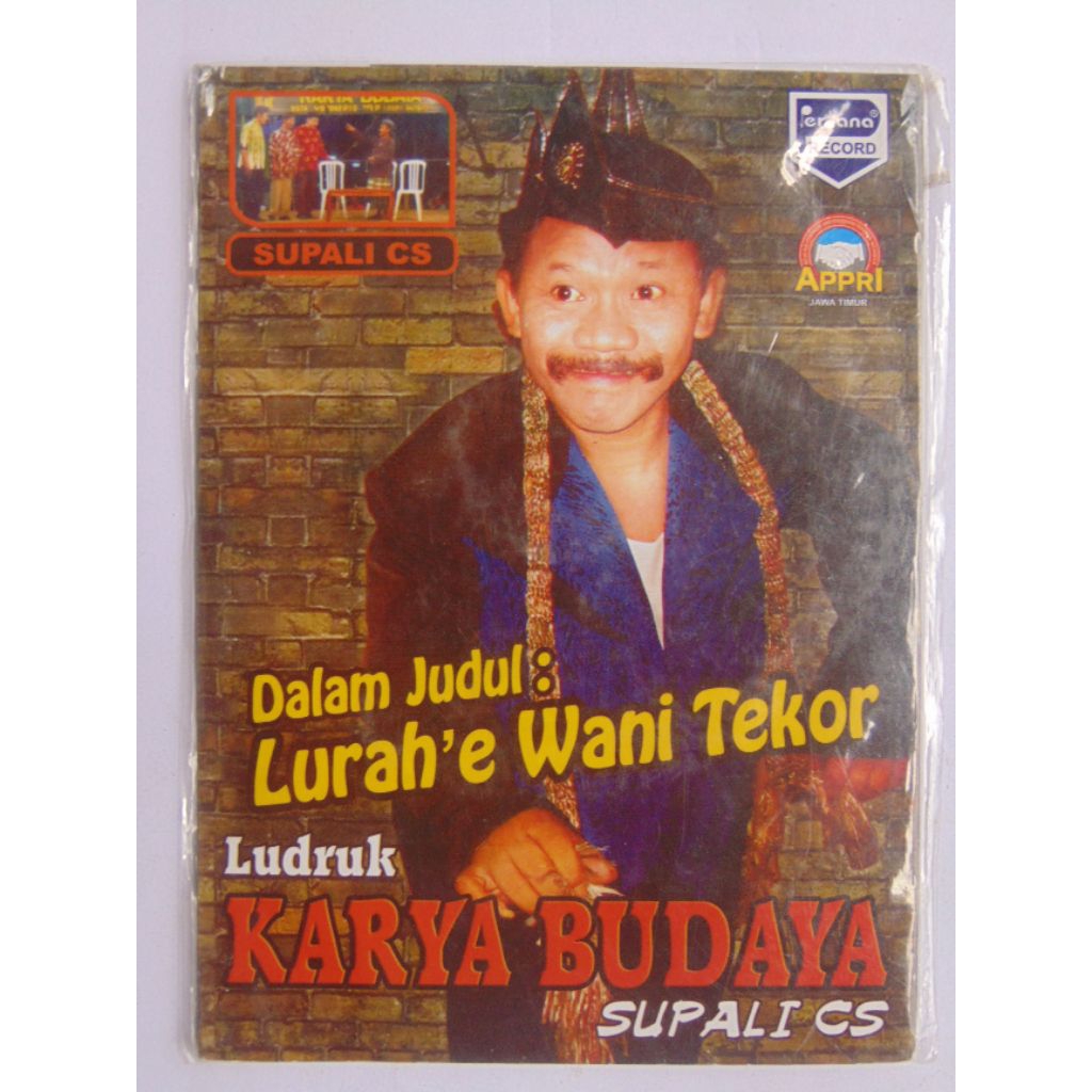 VCD Ludruk Karya Budaya Supali Lurahe Wani Tekor