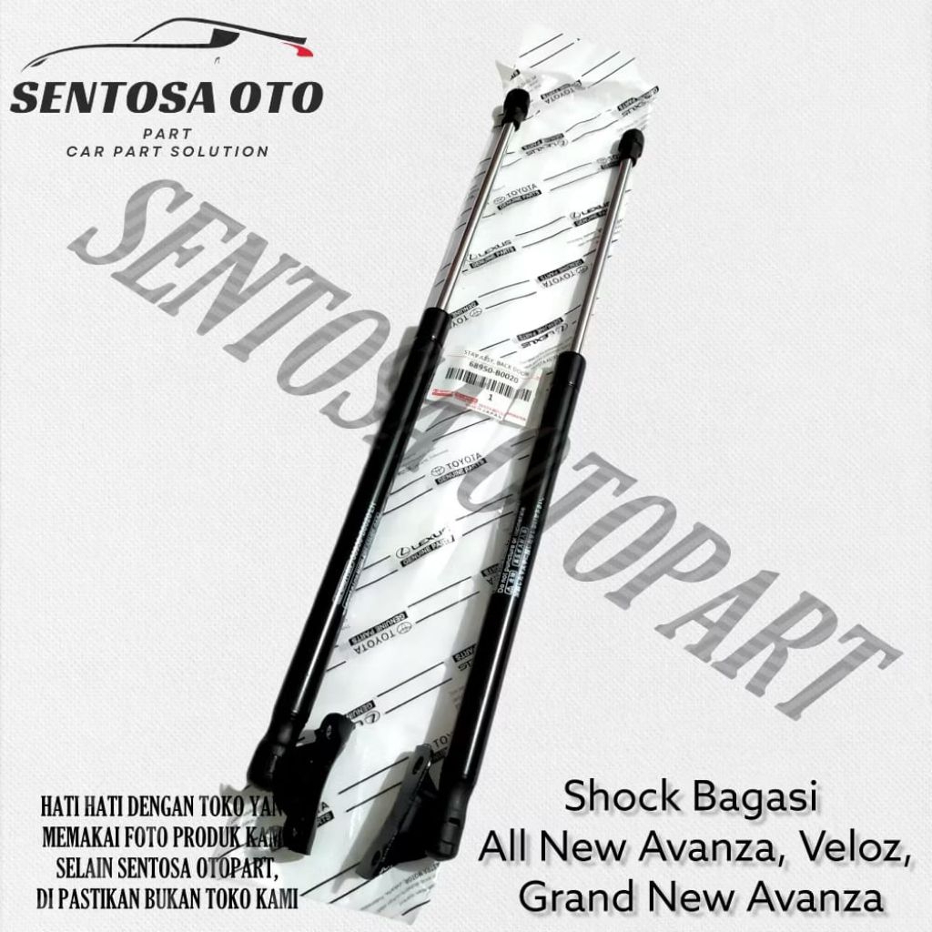 SHOCK BAGASI HIDROLIK PINTU BELAKANG MOBIL GRAND NEW AVANZA XENIA VELOZ 2016 2017 2018 2019