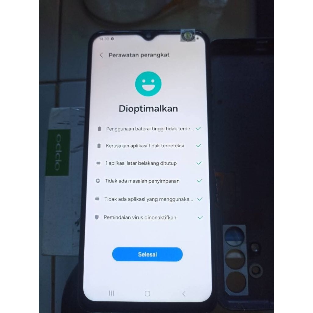 LCD + FRAME samsung A13 ORIGINAL Copotan TESTED mulus