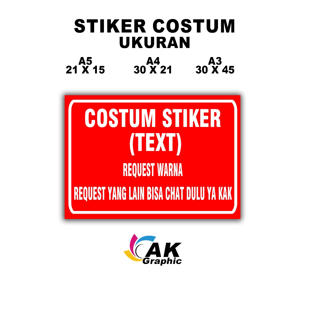 

STIKER VINLY COSTUM LAMINASI GLOSSY