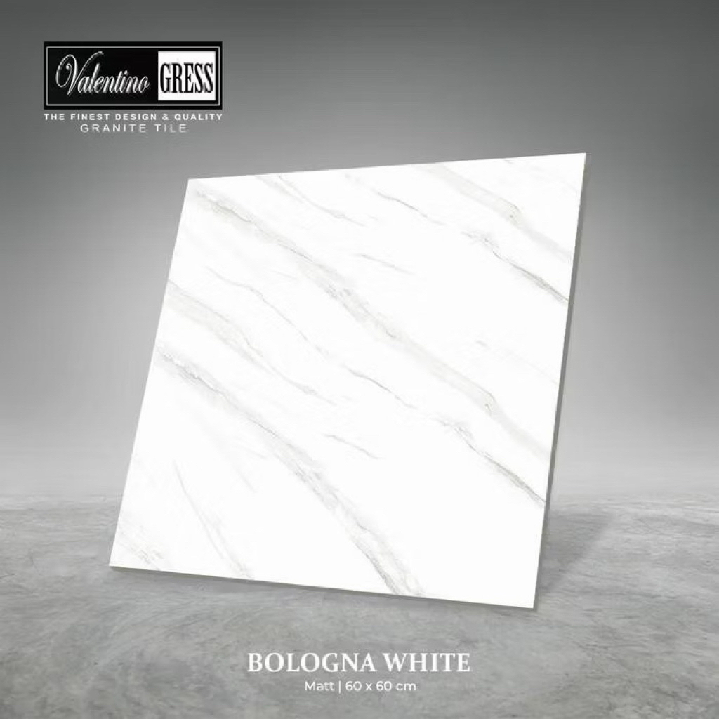 Granit Valentino Gress 60x60 Bologna White | Matt