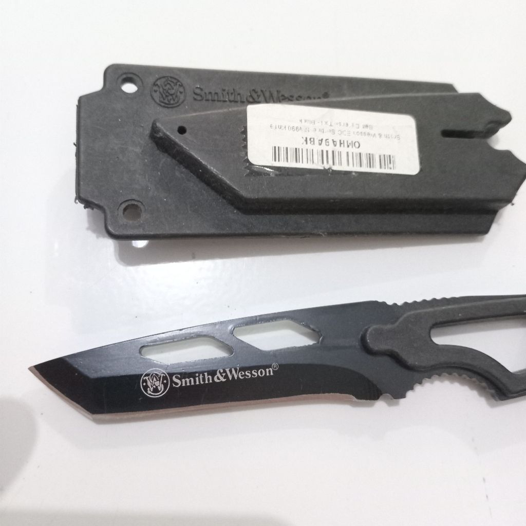 pisau berburu survival kit smith & wesson stainless steel