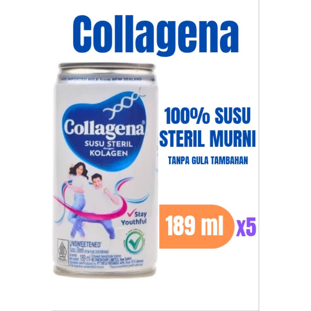 

Susu Steril Collagena 189ml x 5