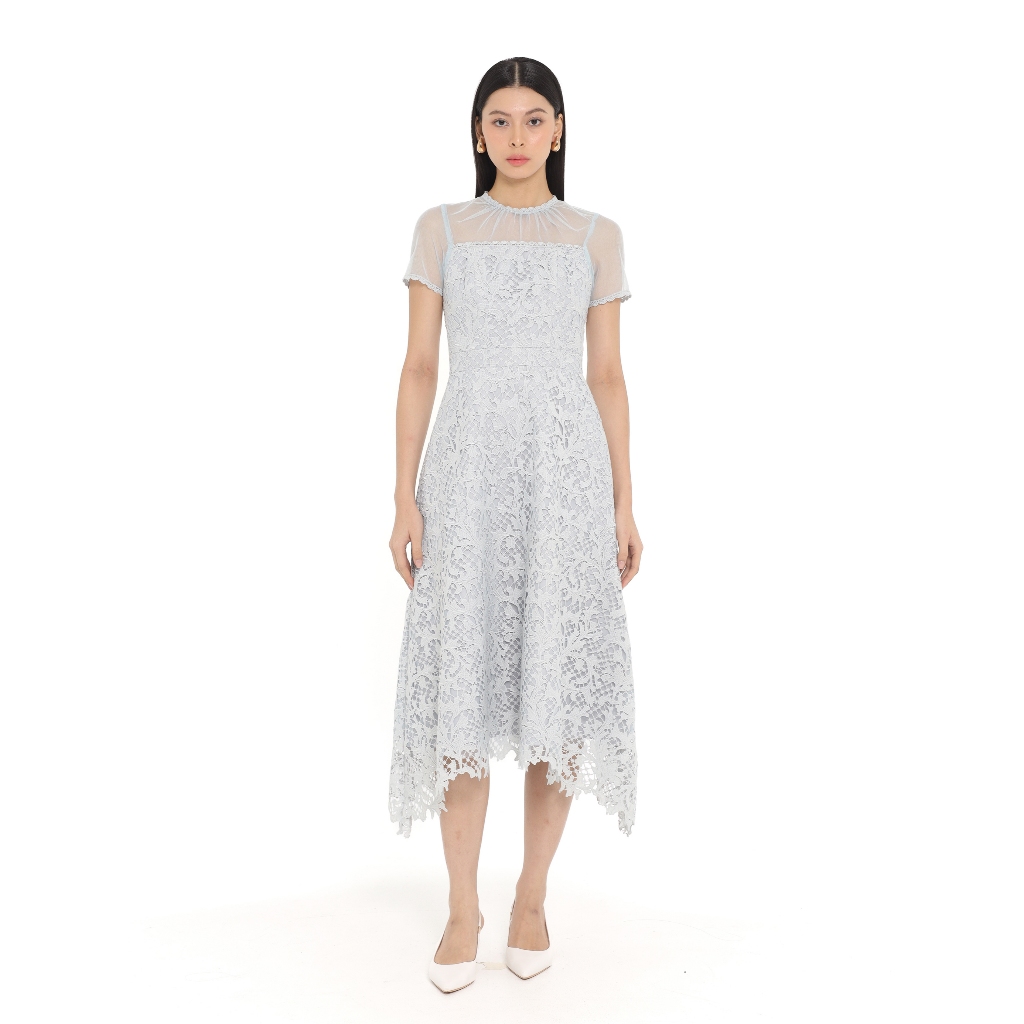 POSHTURE - Navin Dress in Ash Blue