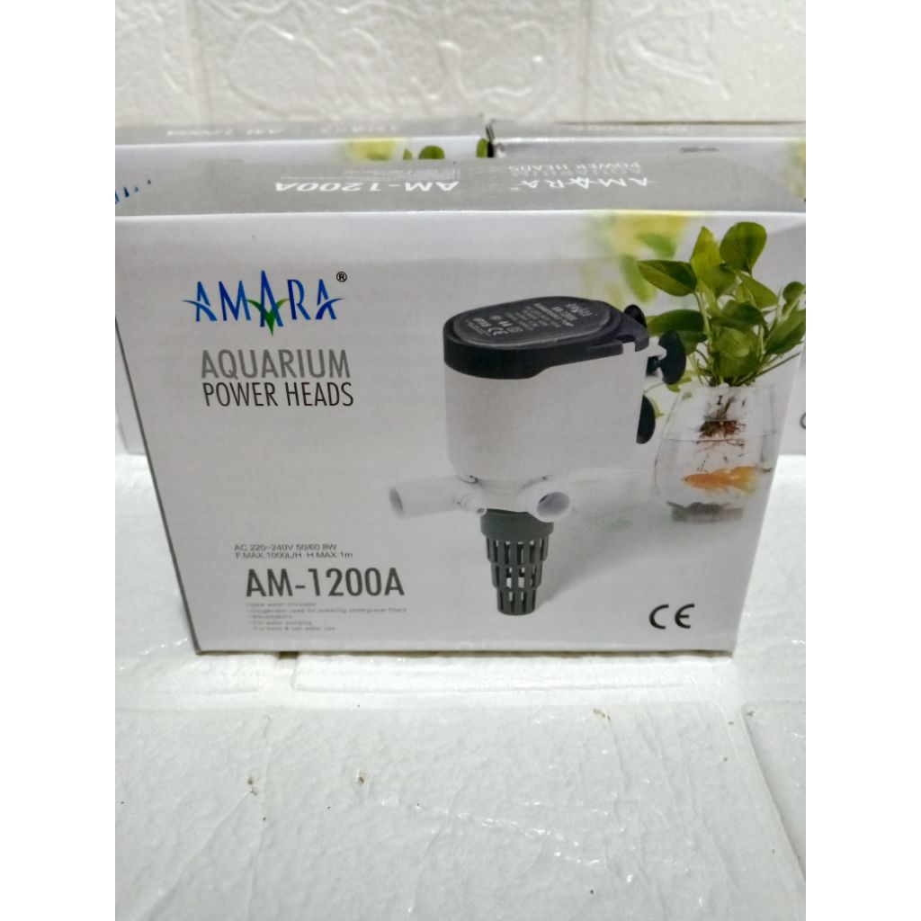 MESIN SIRKULASI AQUARIUM / AMARA AM-1200 / POMPA AQUARIUM