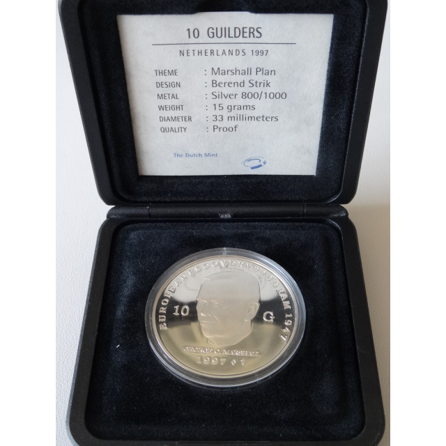 Koin Perak Belanda Beatrix Marshall Plan Proof 15 gram