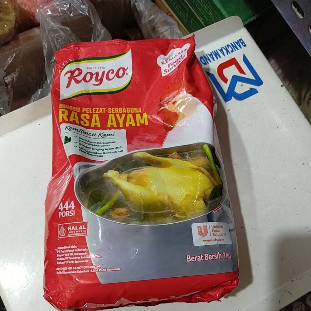 

royko ayam 1 kg[ bumbu pelezat serbaguna] kemasan food service