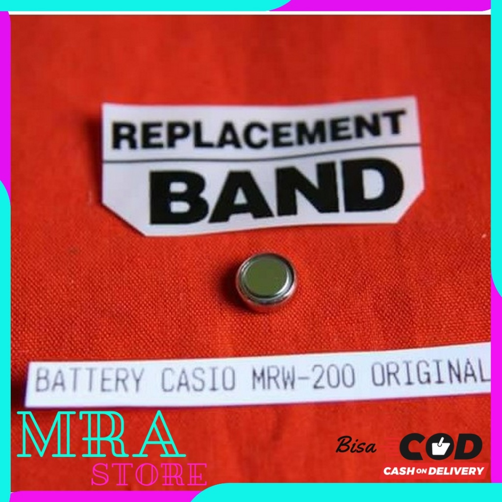BATTERY BATERAI BATREI JAM TANGAN CASIO MRW-200 ORIGINAL