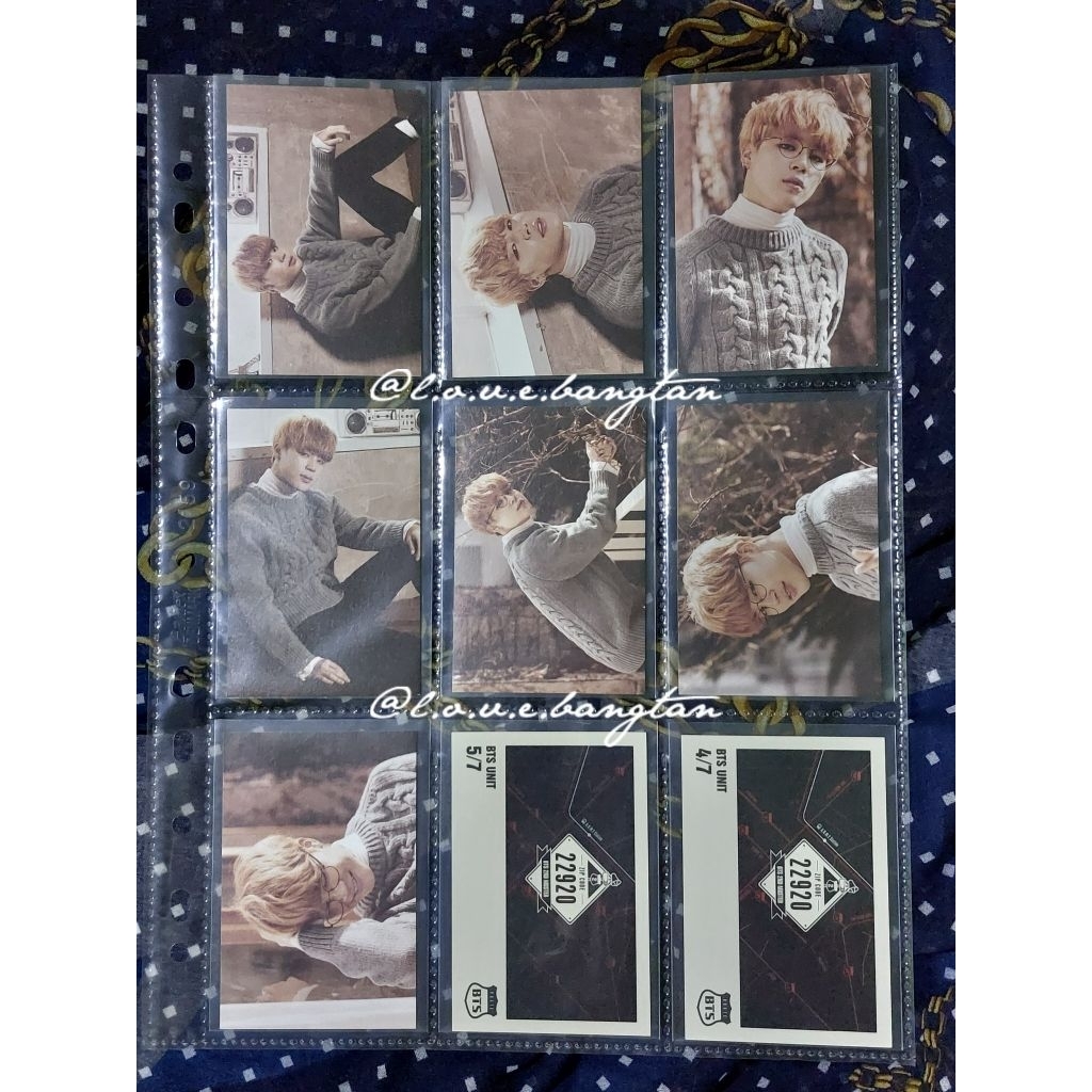 BTS 2nd muster 22920 mini photocard mpc || JIMIN SET