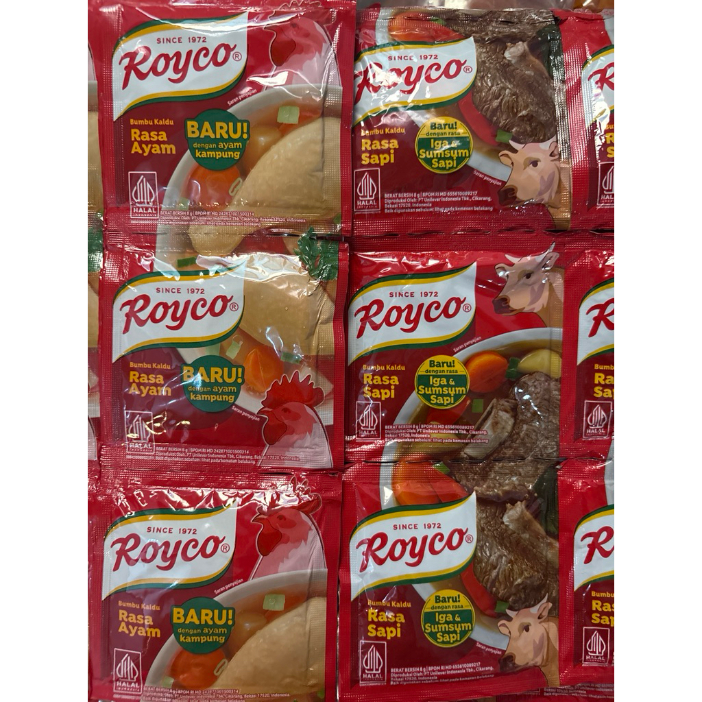 

ROCYO KALDU PENYEDAP RENTENG AYAM/SAPI ISI 12 pcs (TANPA MINIMAL ORDER)