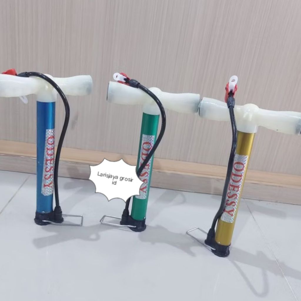 Pompa ban sepeda dan motor kecil aloy