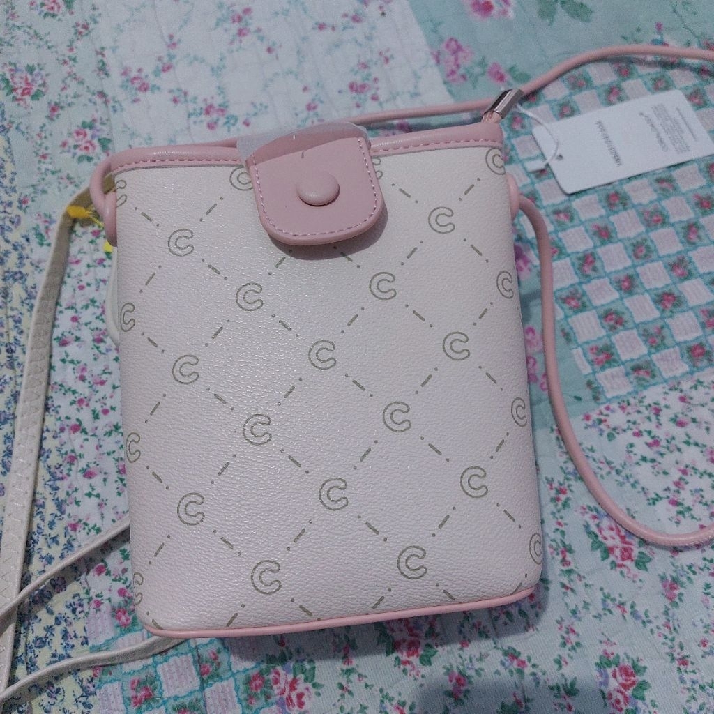 Mini Sling Bag Tas Coral Daisy Tas Lucu Tas Hp