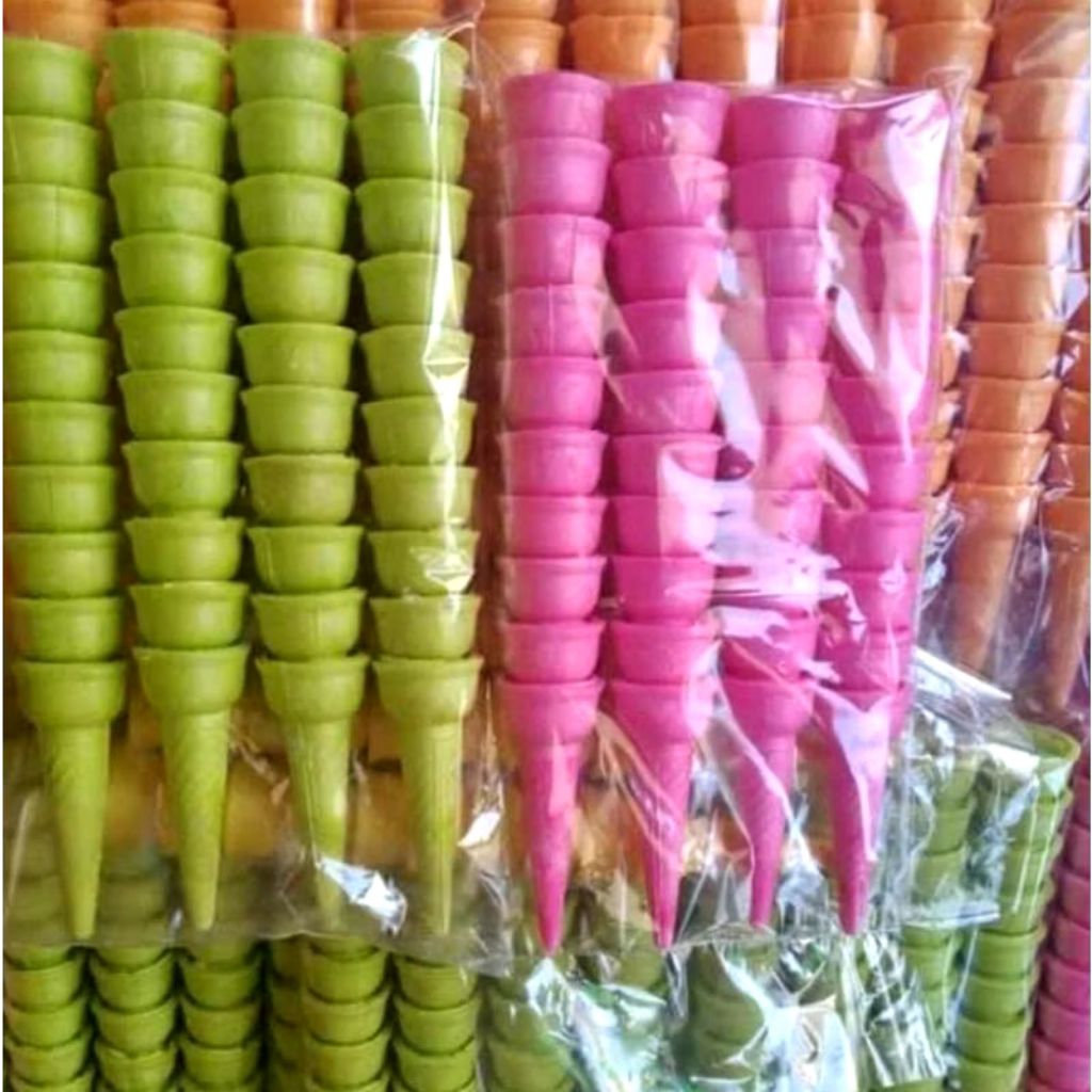 Cone Ice Cream Kecil / Cone Es Krim / Cone Lancip 3cm/ 400PCS