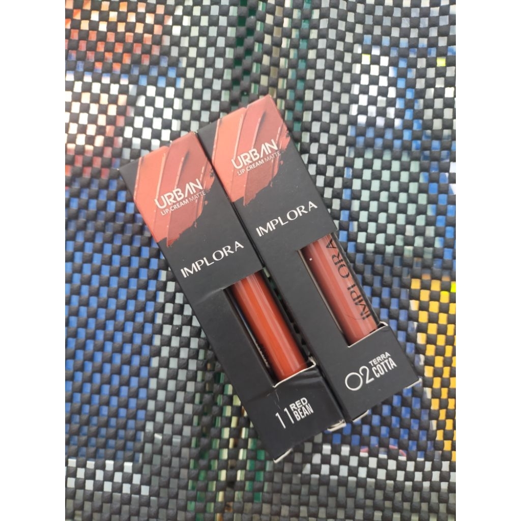 IMPLORA URBAN LIP CREAM MATTE SHADE 02 & 11