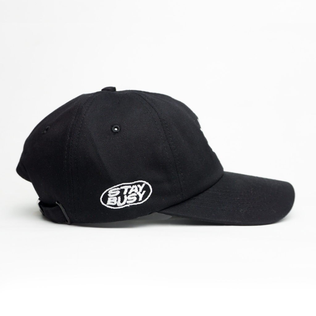[FREE BOX] Troy Company Polo Cap Black Troyssy - Topi Baseball Hitam BC 3270