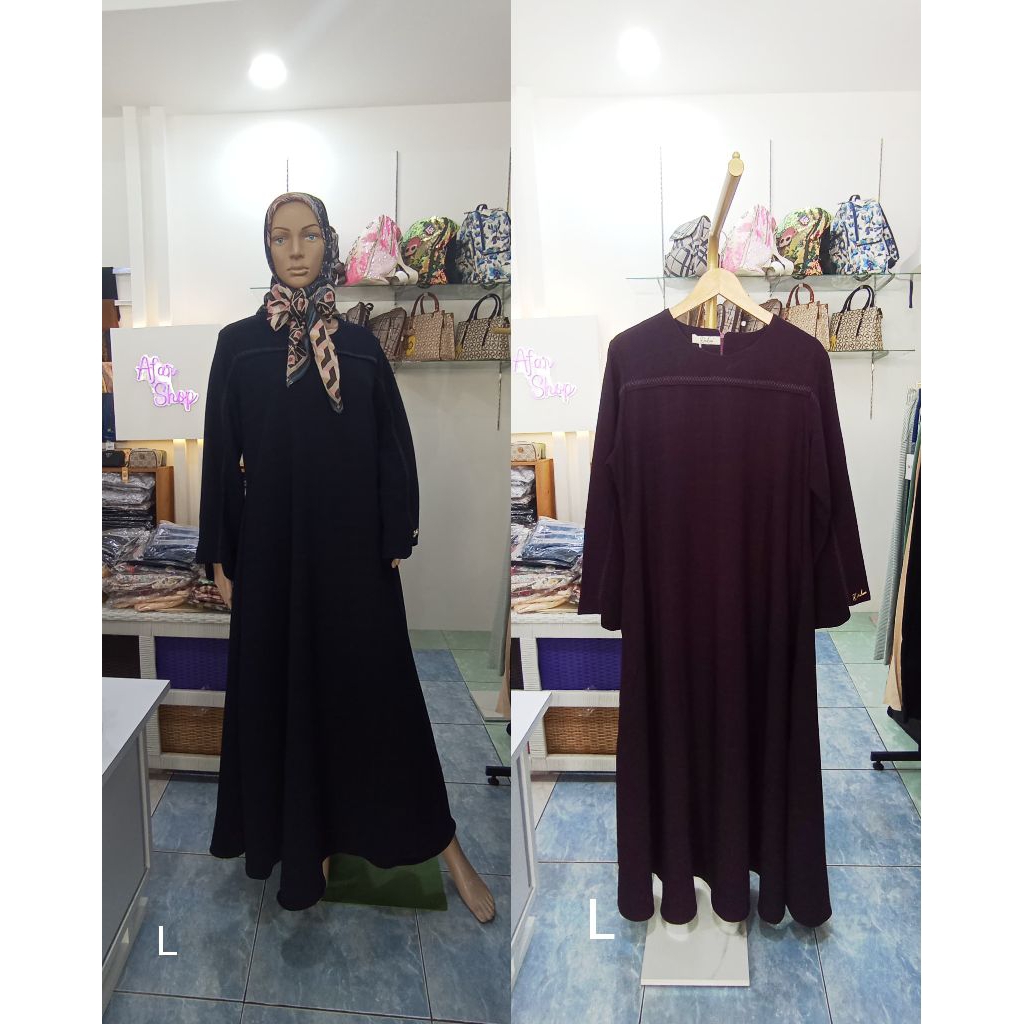 Abaya DnL Luxury Violet Gliter