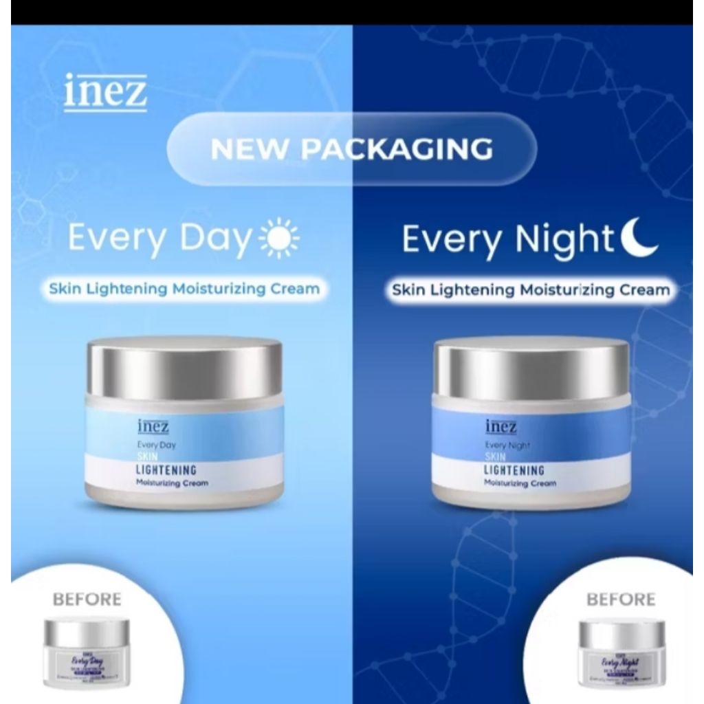 Inez Cream siang malam