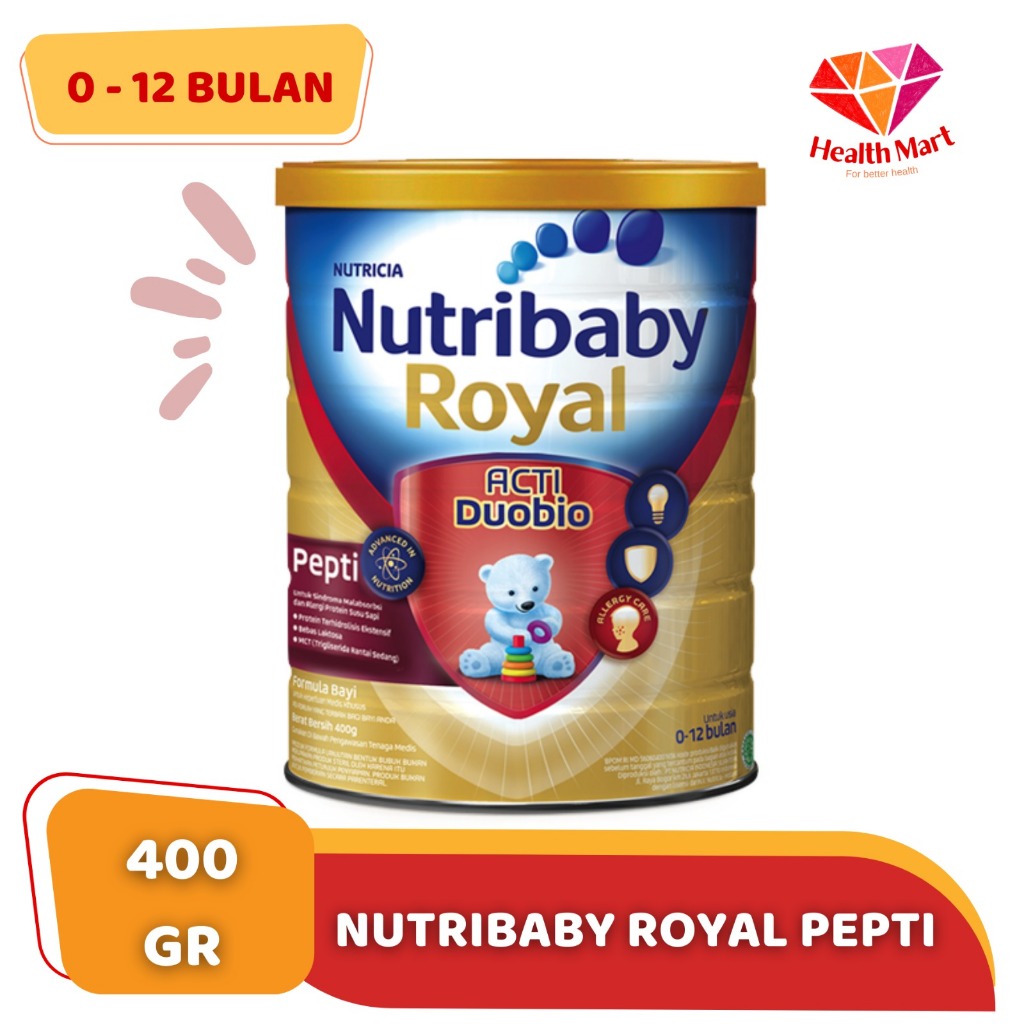 

NUTRIBABY ROYAL PEPTI 400 gr | Usia 0-12 bulan