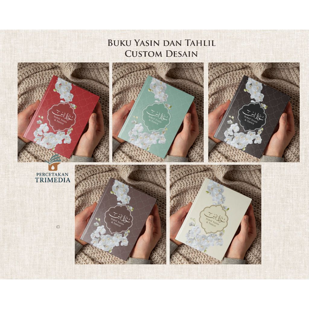 BUKU YASIN HARDCOVER 224 ART PAPER + pembatas rumbai + 2 halaman tambahan