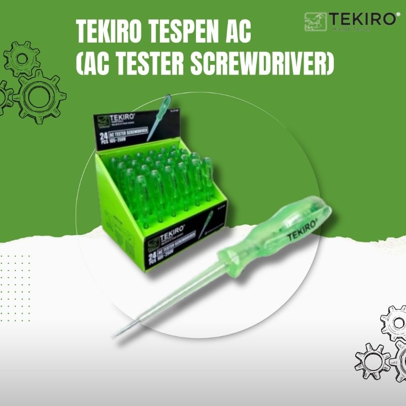 TEKIRO TestPen AC Tespen AC / Obeng Tespen Ac Tester Pen Tespen listrik