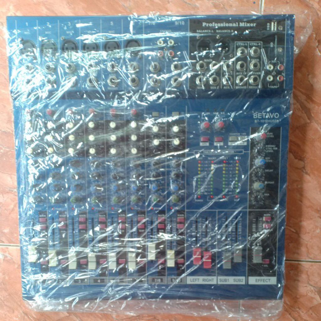 Mixer BETAVO 10 Channel EFEK + USB