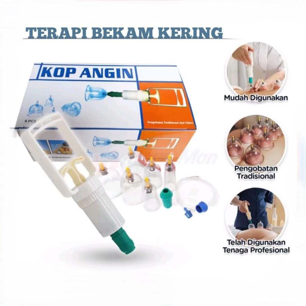 Kop Angin Bekam / Alat Terapi Bekam Kering Untuk Masuk Angin