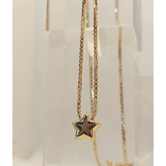 kalung anak emas 8k model variasi rantai italy bintang