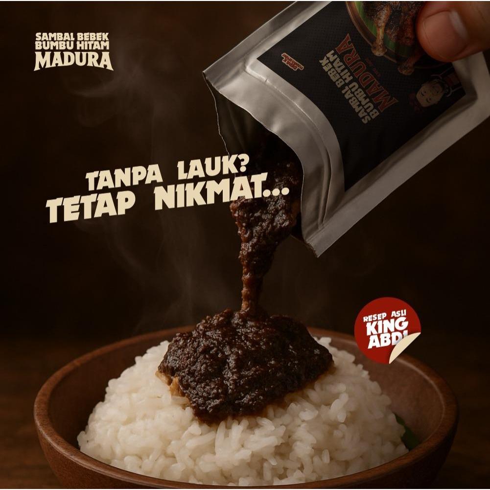 

Sambal Bebek Bumbu Hitam Madura King Abdi