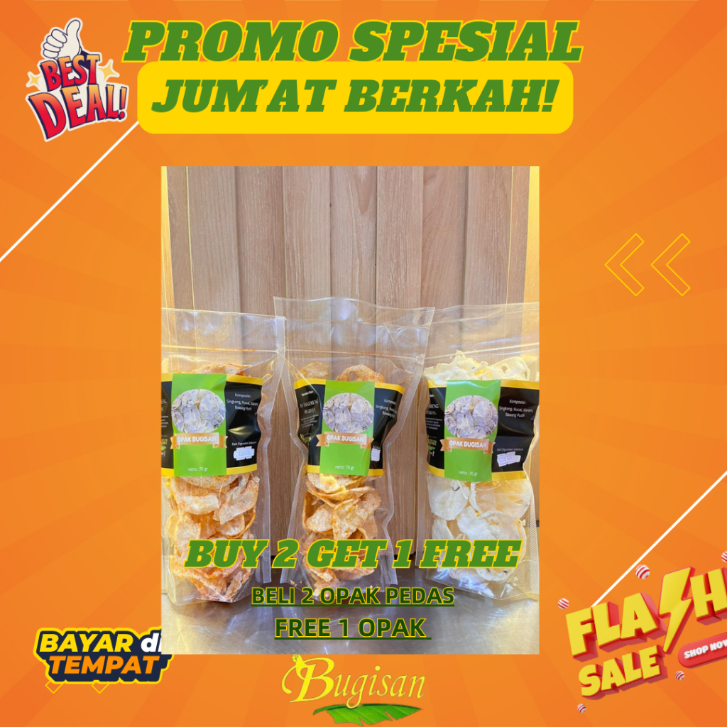 

[PROMO JUMAT BERKAH] BELI 2 OPAK PEDAS GRATIS 1 OPAK