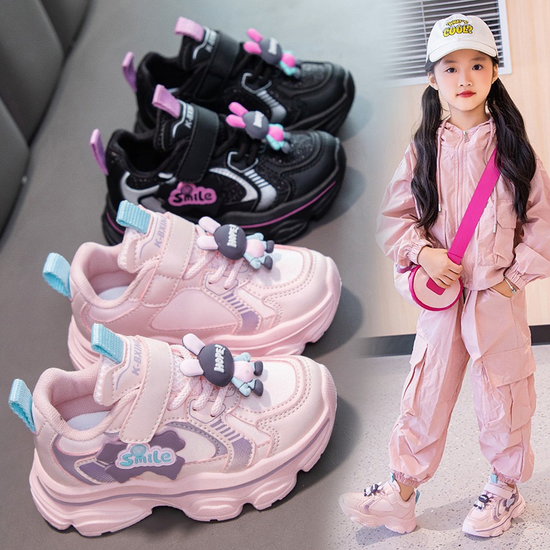 LittleBear Sepatu Anak Import Laki Perempuan Motif Terbaru 2026 | Sepatu Sneakers Anak Perempuan Lak