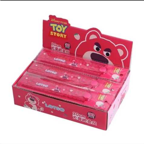 

Penggaris Karakter Lotso | Souvenir Sekolah Alat Tulis | Kado Anak | Set Alat Tulis ukuran 30cm