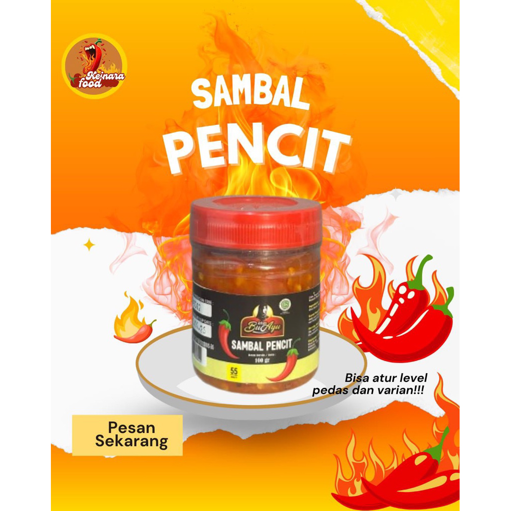 

SAMBAL PENCIT / MANGGA MUDA - khas bu ayu 100gram