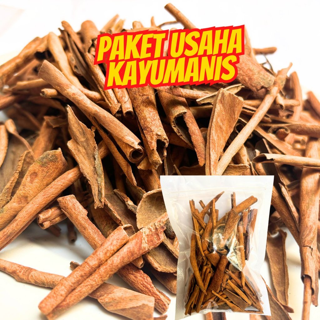 

Kayu Manis Batang Bersih paket Usaha 200 Gram