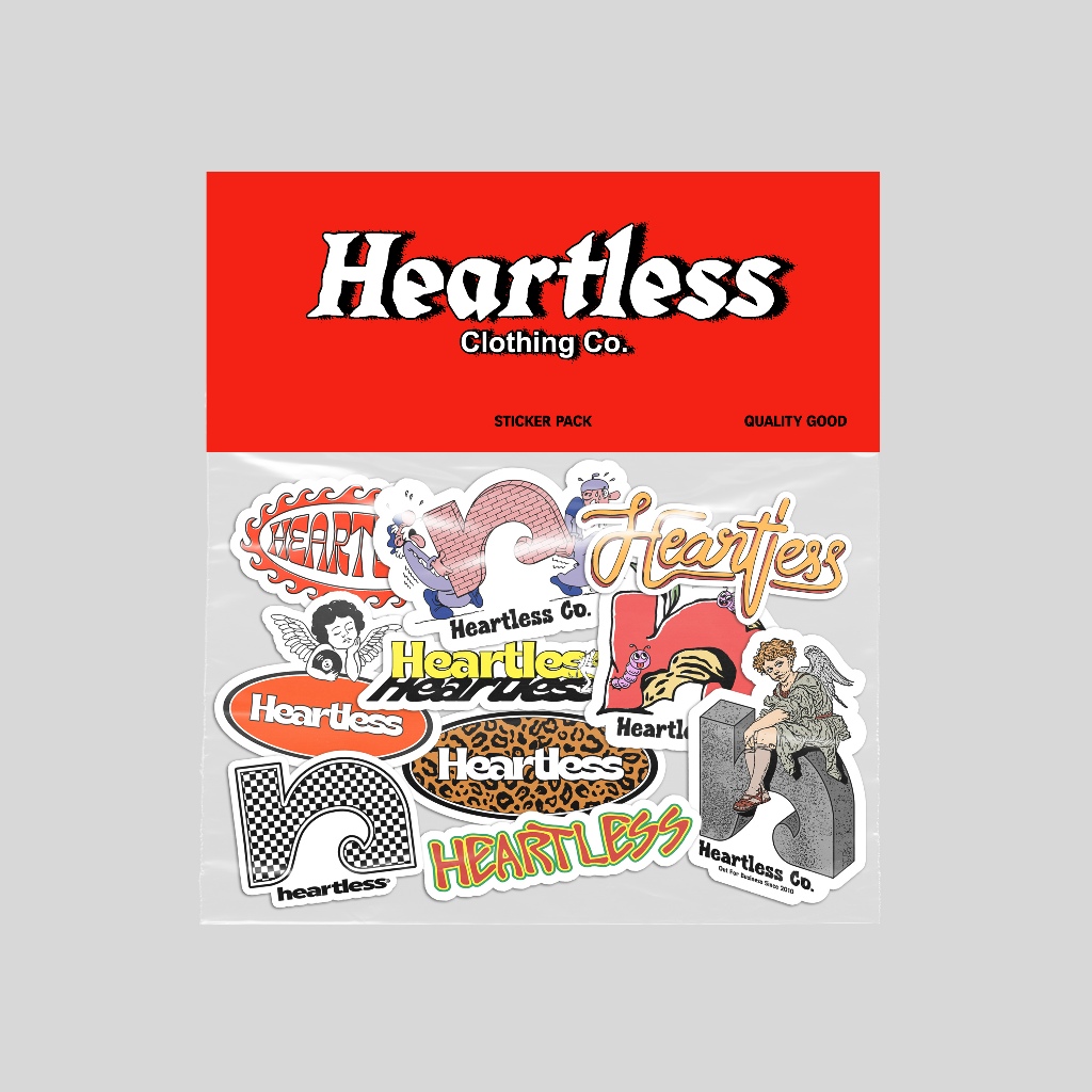 

HEARTLESS STICKER PACK 24