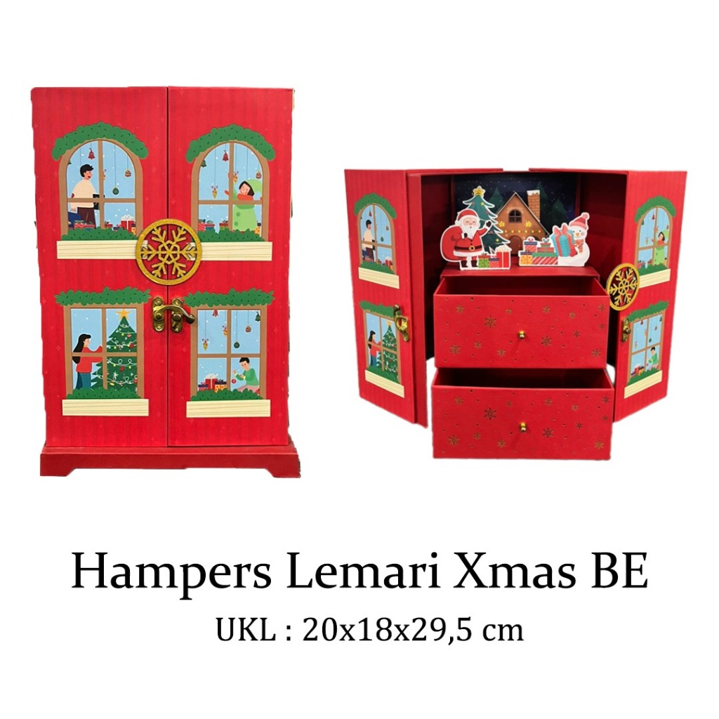

Hampers Lemari Xmas BE sz 20 x 18 x 29.5 cm