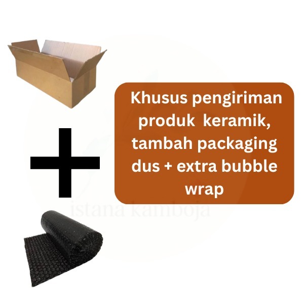 

Tambahan packing dus + extra bubble wrap