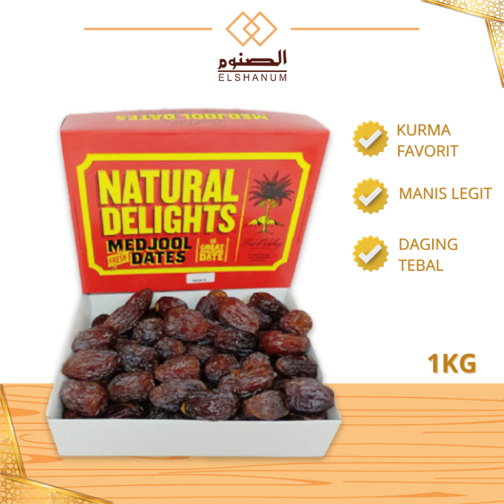 

Kurma Medjool Jumbo Peremium Dates 1kg, Empuk Tebal Manisnya Pas, Oleh-Oleh Haji Dan Umroh