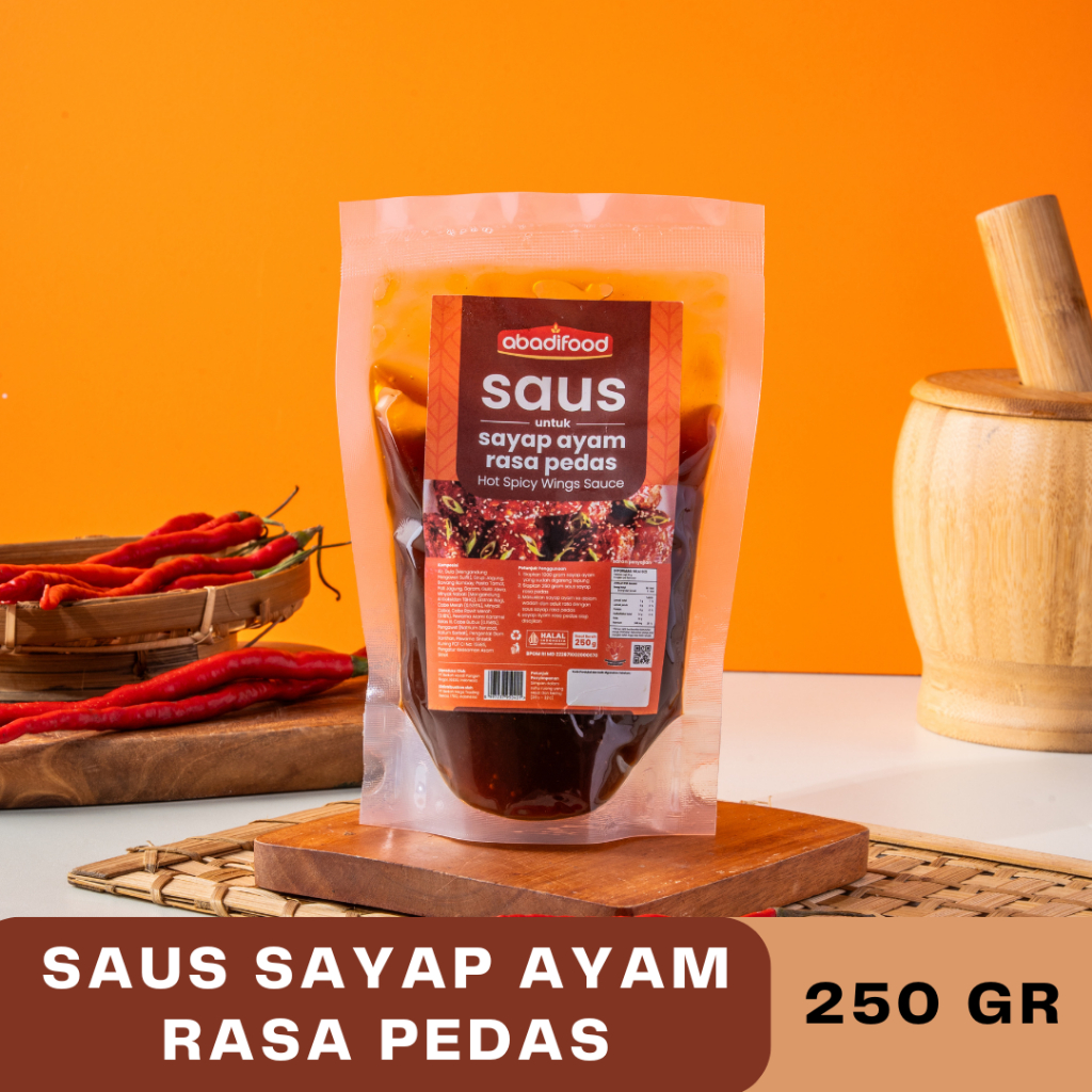 

Saus Sayap Ayam Pedas AbadiFood - Saus Siap Pakai untuk Chicken Wings | HALAL & Pedas Nikmat