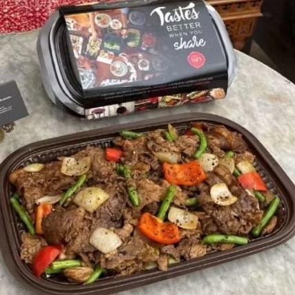 

Beef Black Pepper Tray - Large tray by Xin Kitchen