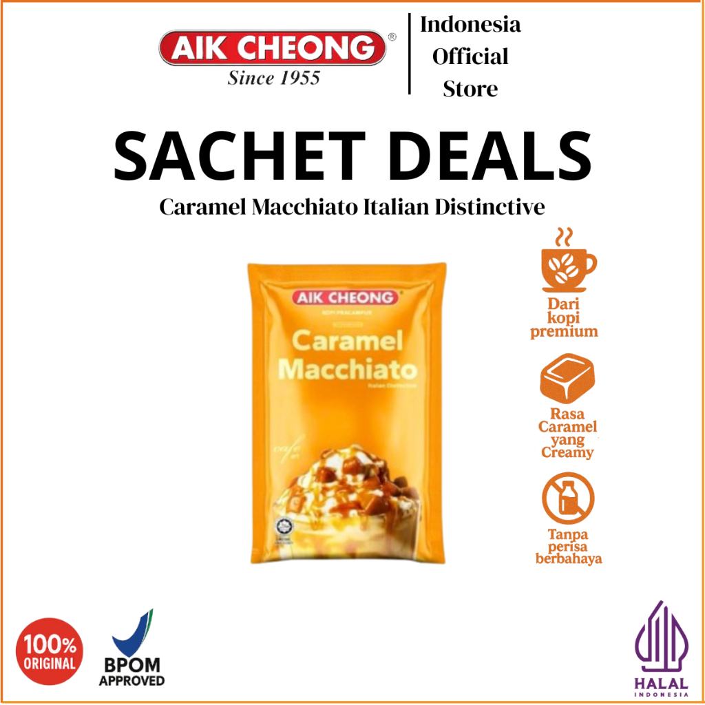 

[1 Sachet] Aik Cheong Caramel Machiato - (25g x 1 Sachets)